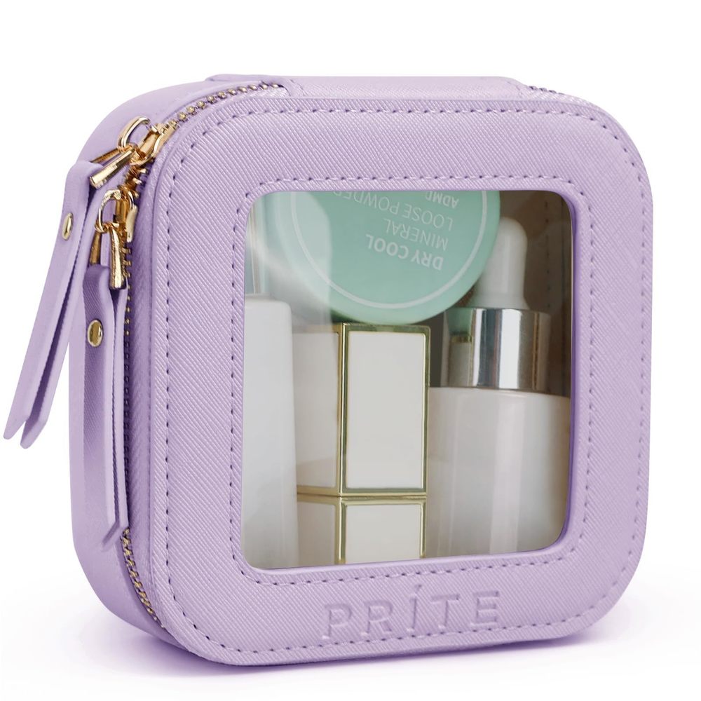 Small Makeup Bag For Women Portable Clear Makeup Bag Cute Mini Waterproof🥰